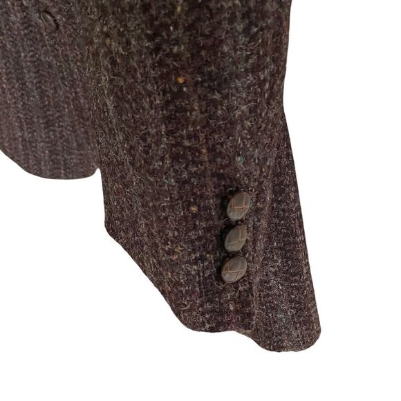 HARRIS TWEED Vintage Hand Woven Scotland Wool Sports Coat Jacket Blazer 48R - Picture 5 of 8
